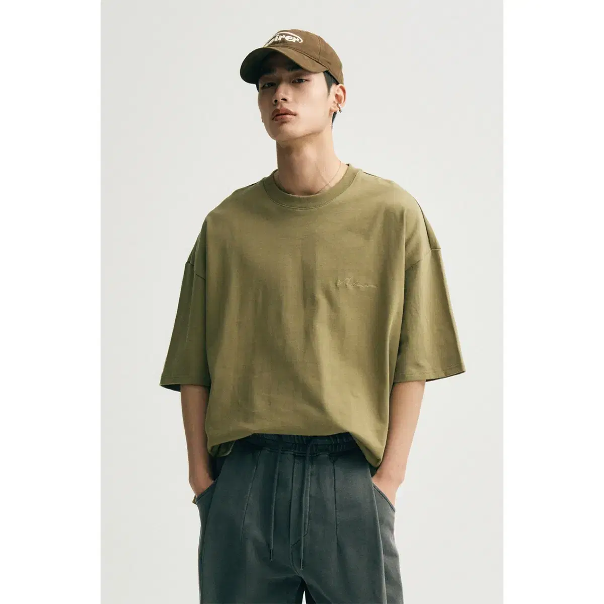 [Neuer](New)Overfit T-Shirt(Khaki)(XL)