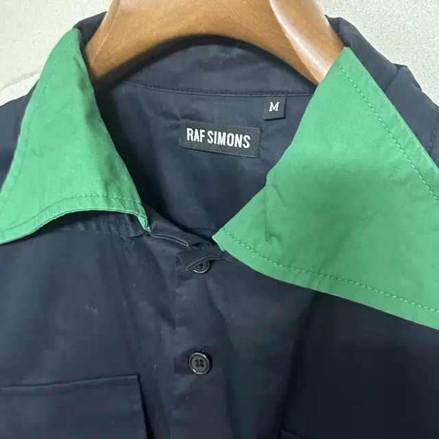 raf simons big collar shirt