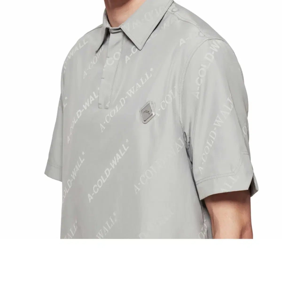 어콜드월 MONOGRAM POLO - LIGHT GREY (새상품)