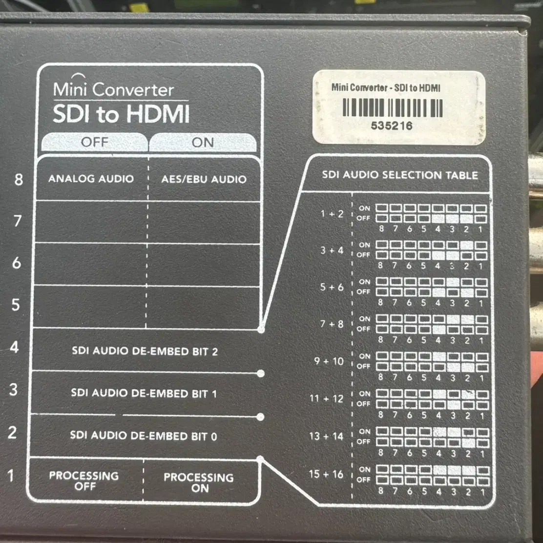 블랙매직 mini converter sdi to hdmi hd급