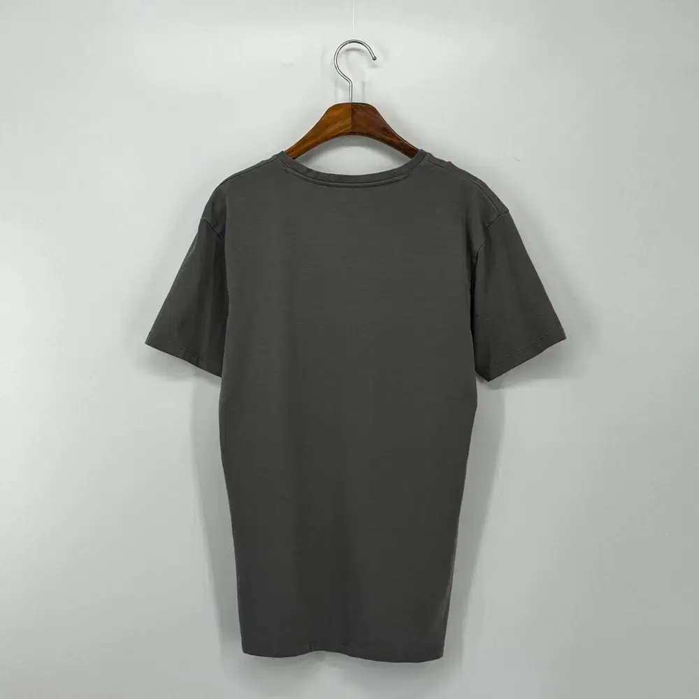 ZARA 자라 베이직 브이넥 반팔 티셔츠 (L size / GRAY)