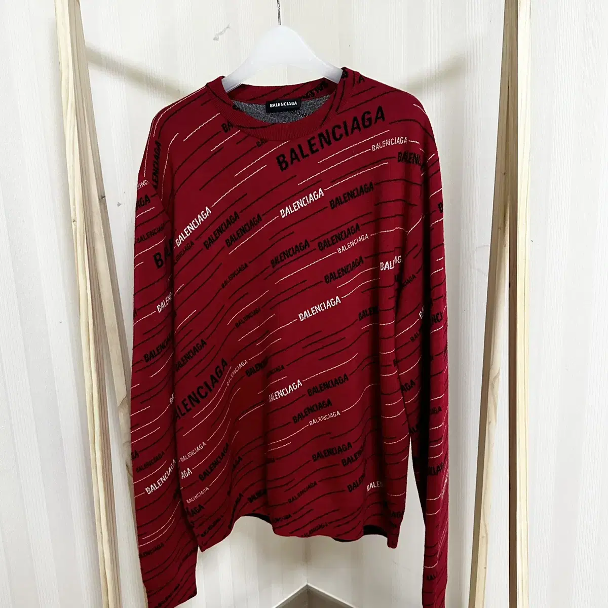 [Department Store Edition/M] Balenciaga Multilogo Knit 20ss