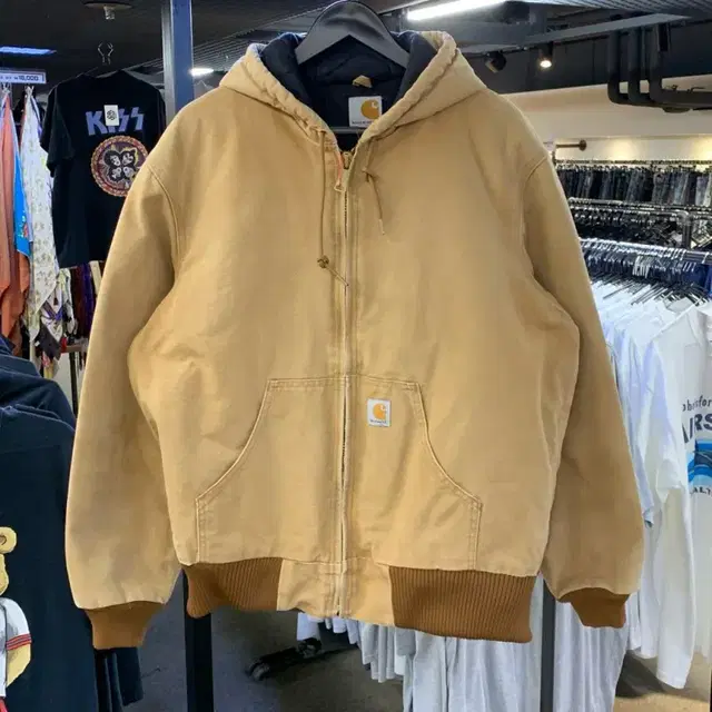 CARHARTT  J140 BRN 201903제조 덕 액티브 집업 XL