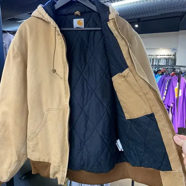 CARHARTT  J140 BRN 201903제조 덕 액티브 집업 XL