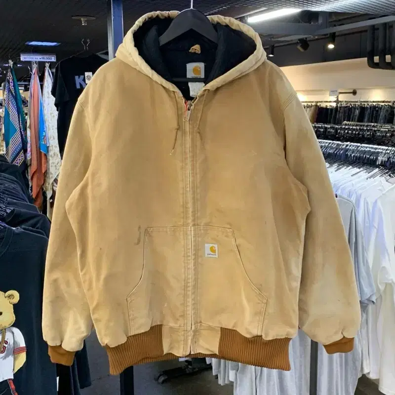 CARHARTT  J140 BRN 200702 덕 액티브 집업 XL