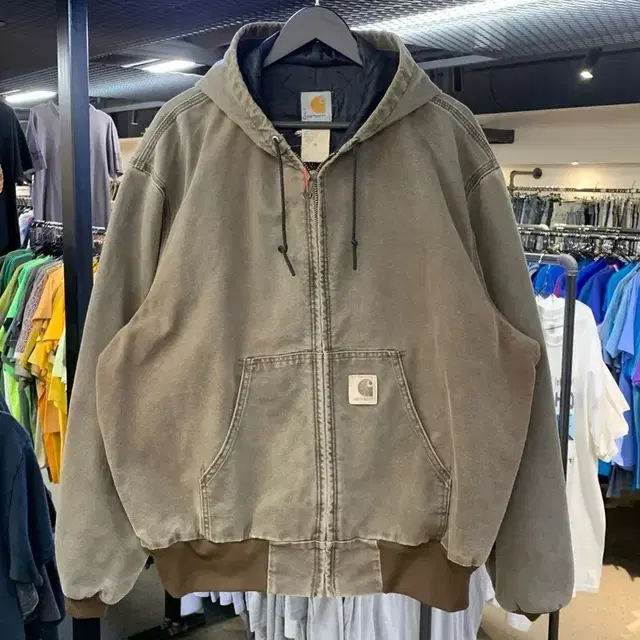 CARHARTT  J06 199905제조 덕 액티브 집업 세트  XL