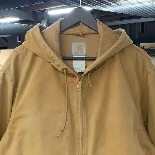 CARHARTT  J131 BRN 200812제조 덕 액티브  집업 L