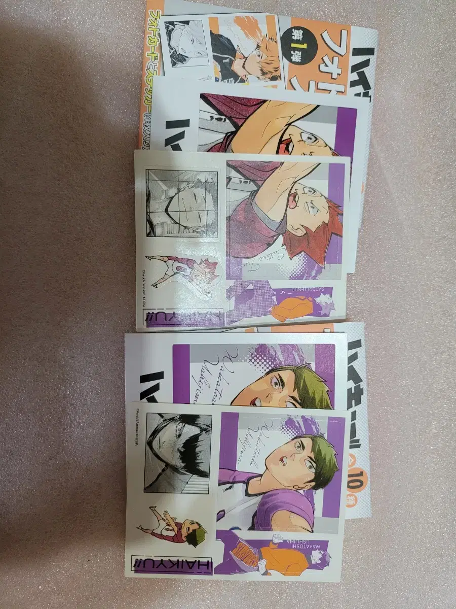 Haikyuu!!!- Original Artwork Photo Card & Sticker Set