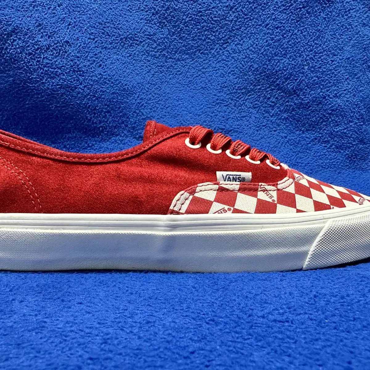 [275mm] 반스 볼트 어센틱 체커보드 레드 Vans