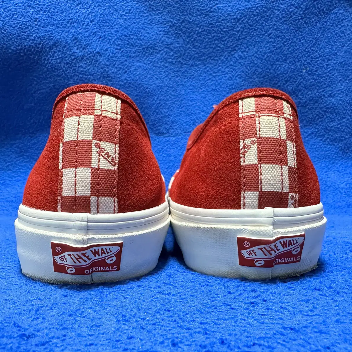 [275mm] 반스 볼트 어센틱 체커보드 레드 Vans