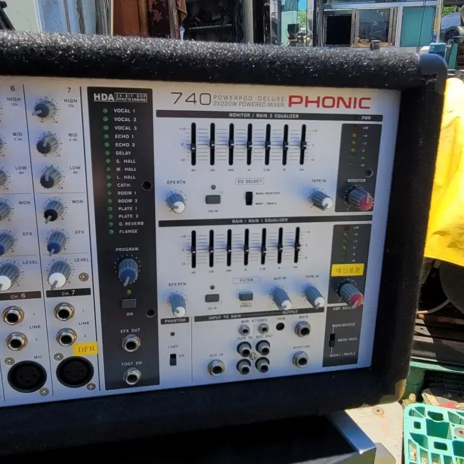 phonic 740 스피커 앰프