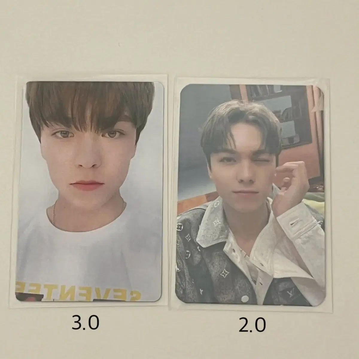 seventeen vernon photokard photocard jo town lichning