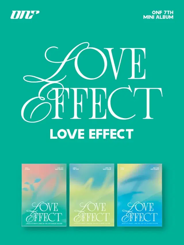 온앤오프 LOVE EFFECT 바람이분다 미개봉 앨범