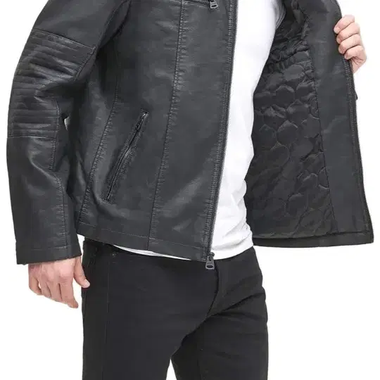 105) Levi's Faux Leather Moto Jacket