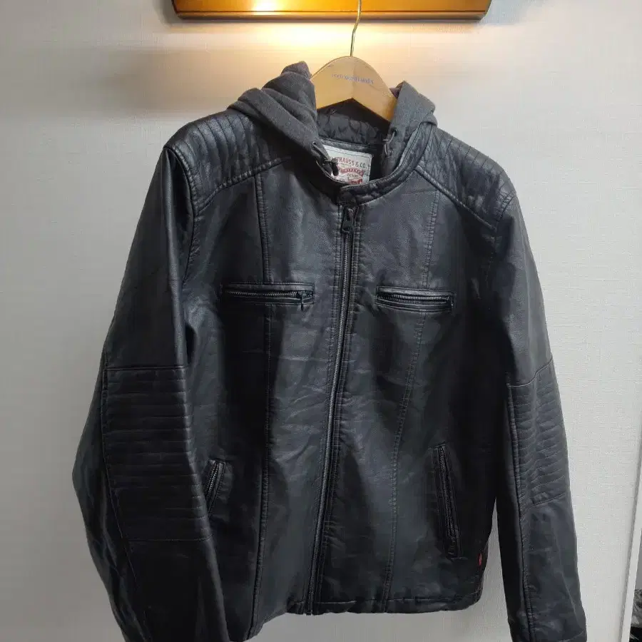 105) Levi's Faux Leather Moto Jacket