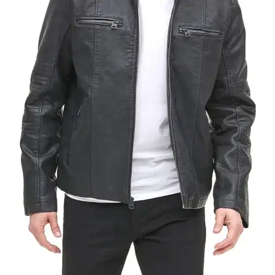 105) Levi's Faux Leather Moto Jacket