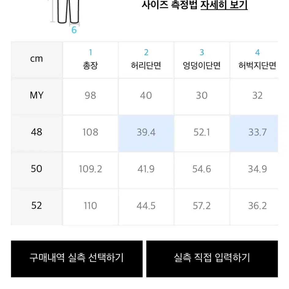 노이어  디스트로이드 플레어 데님팬츠 50사이즈 새상품 싸게 팝니다