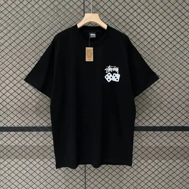 코튼 모던 남자 티 슬리브 Stussy