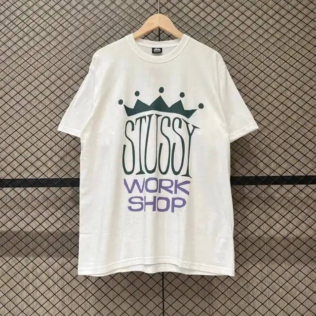 코튼 모던 남자 티 슬리브 Stussy