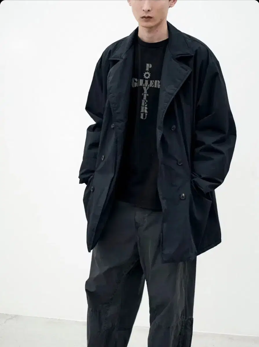 (3) Polythene peacoat black ink