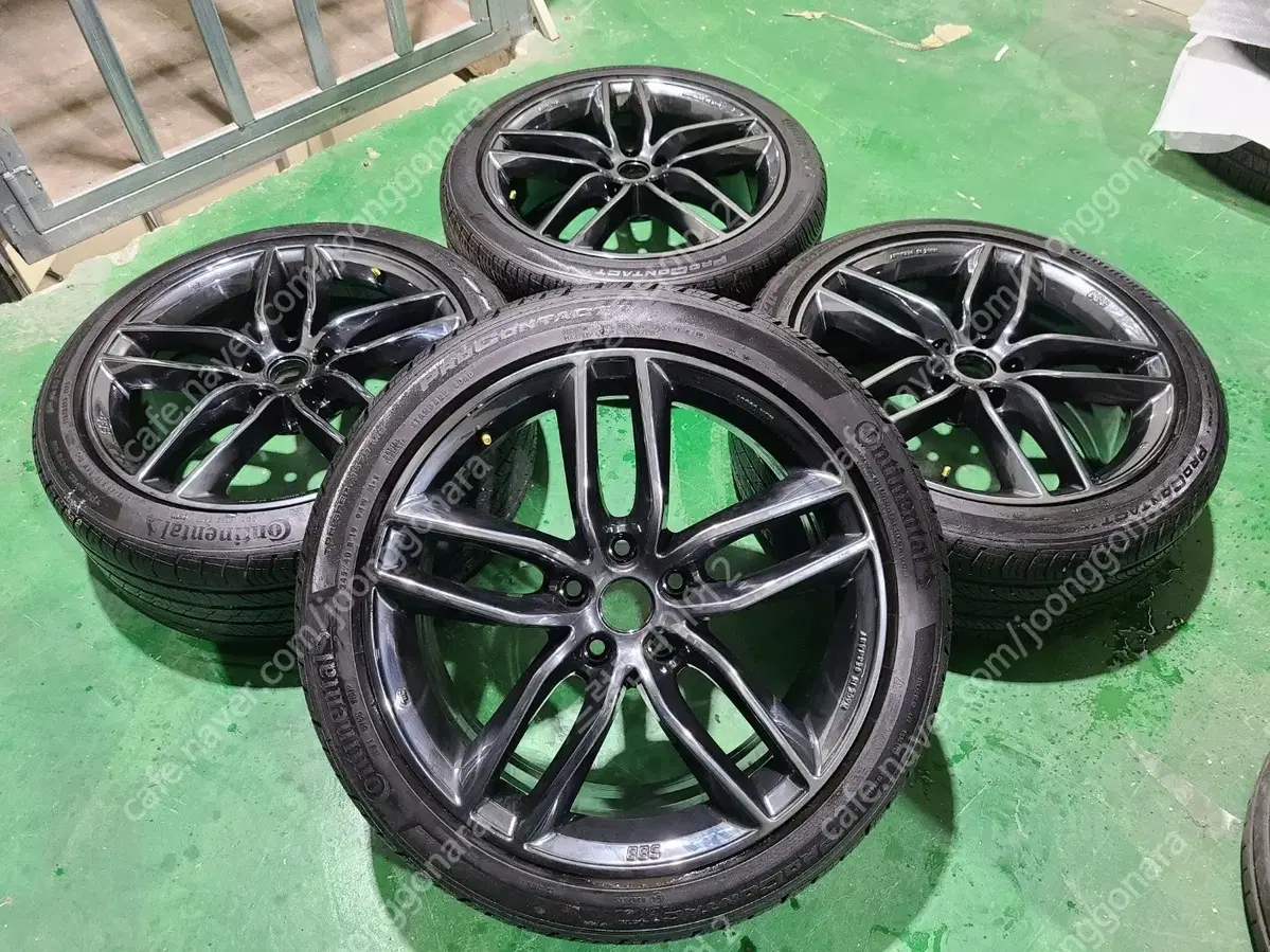 BBS SX 정품 블랙크롬 휠 타이어 팝니다