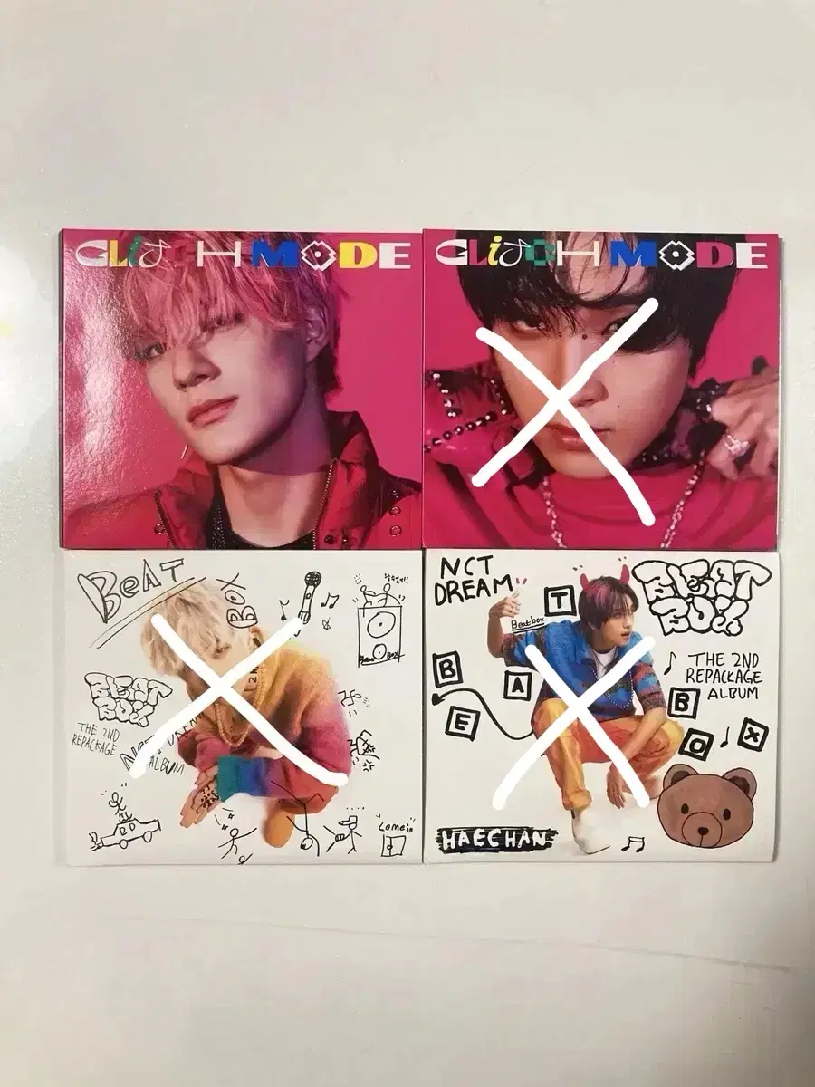 NCT Dream haechan jeno jisung digipack Unsealed Album (Glitchmode,Beatbox)