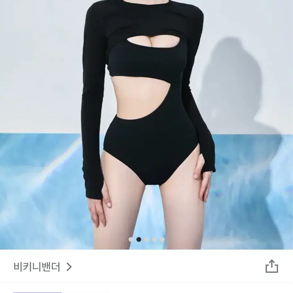 비키니밴더 모노키니 블랙비키니