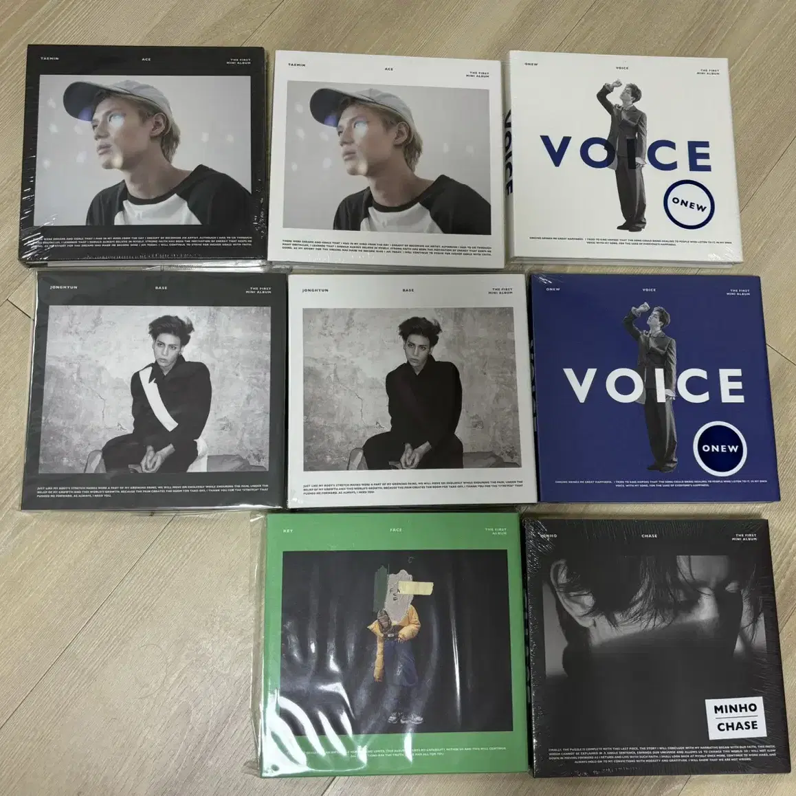 샤이니 솔로 앨범 ACE BASE FACE VOICE CHASE