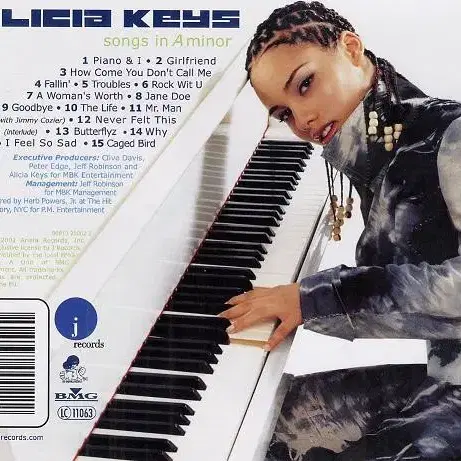 Alicia Keys - Songs In A (CD)유럽반2001 민트급