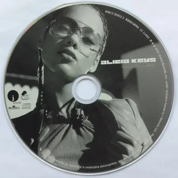 Alicia Keys - Songs In A (CD)유럽반2001 민트급