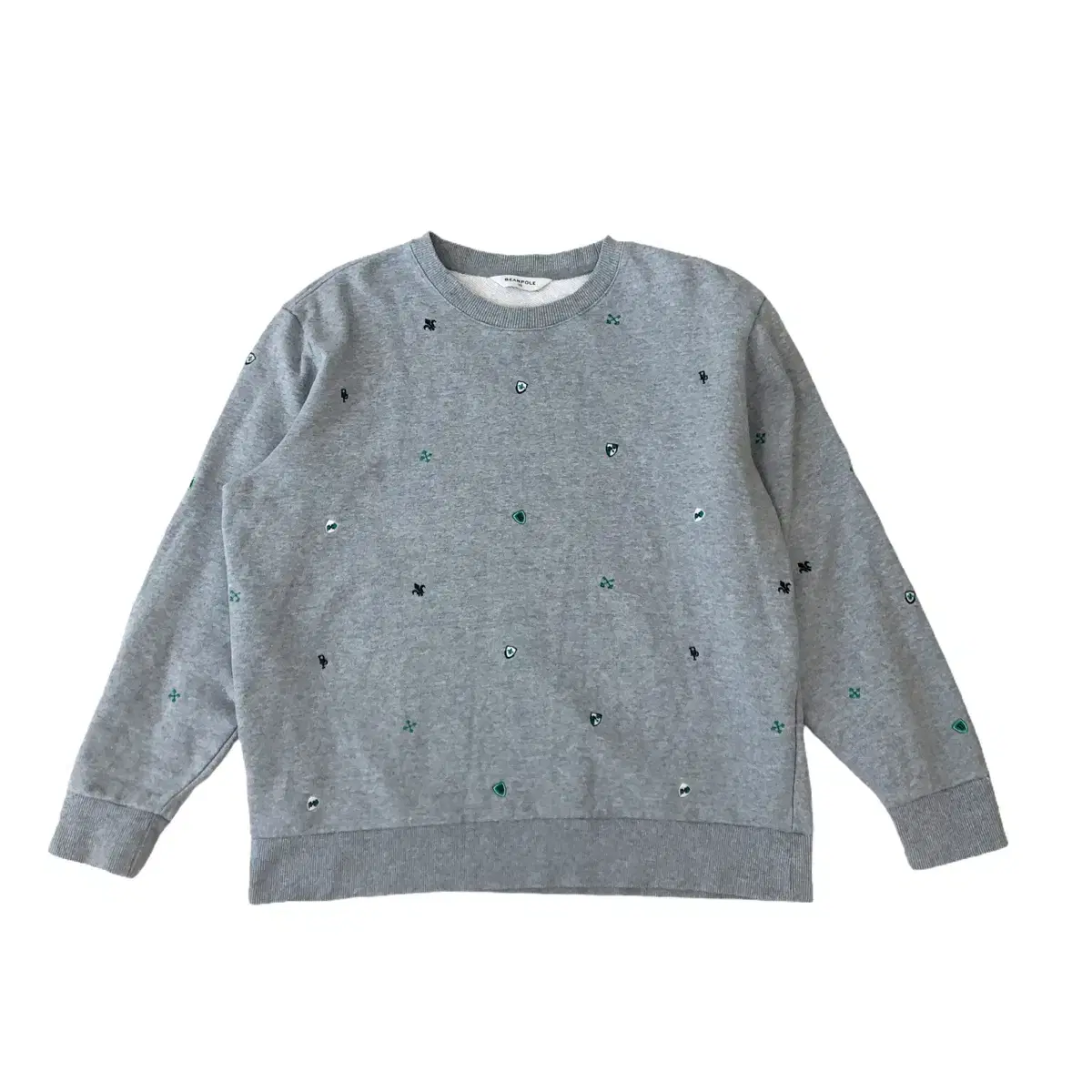 Beanpole graphic embroidered sweatshirt gray size XL 105 almost new