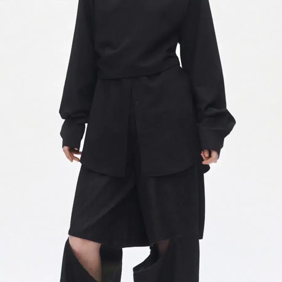 트리밍버드 Knee Slit Wide Pants