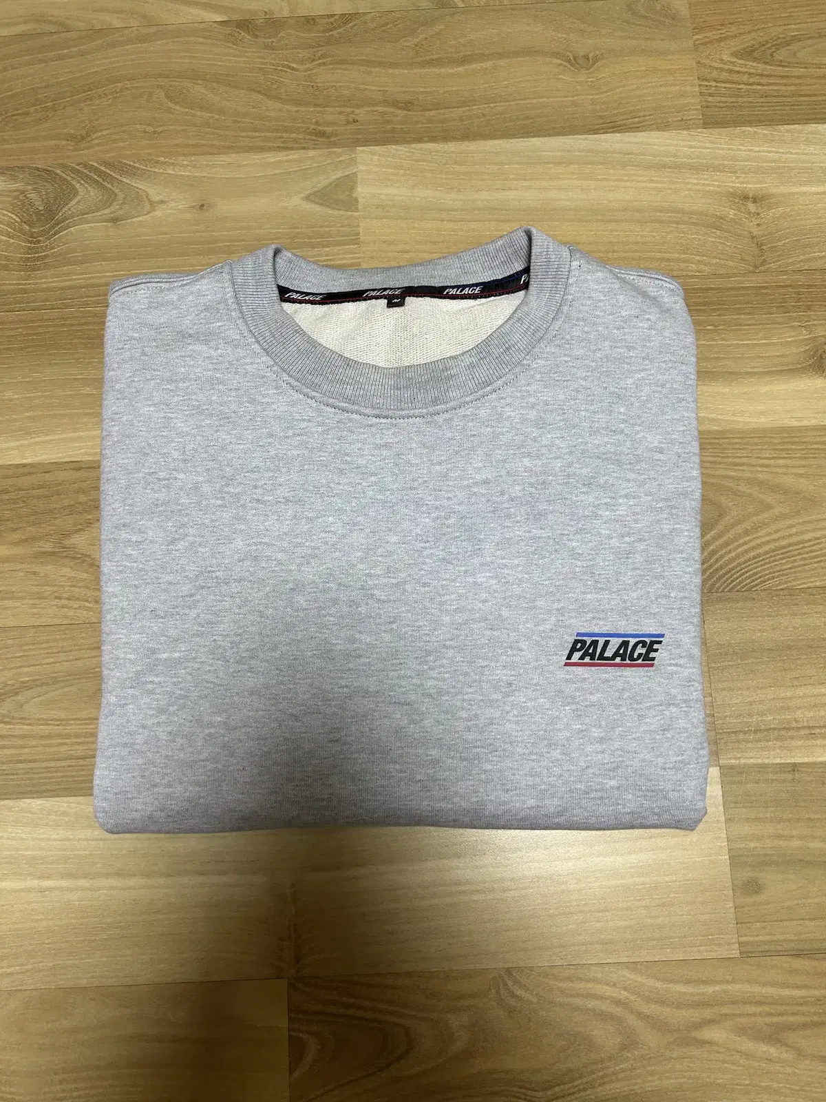 M) Pallas Man-to-Man Beige Colorful Crew Neck