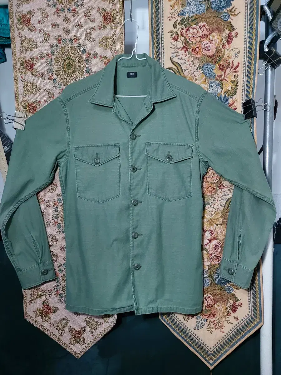 M Uniqlo Military Field Shirt Jacket