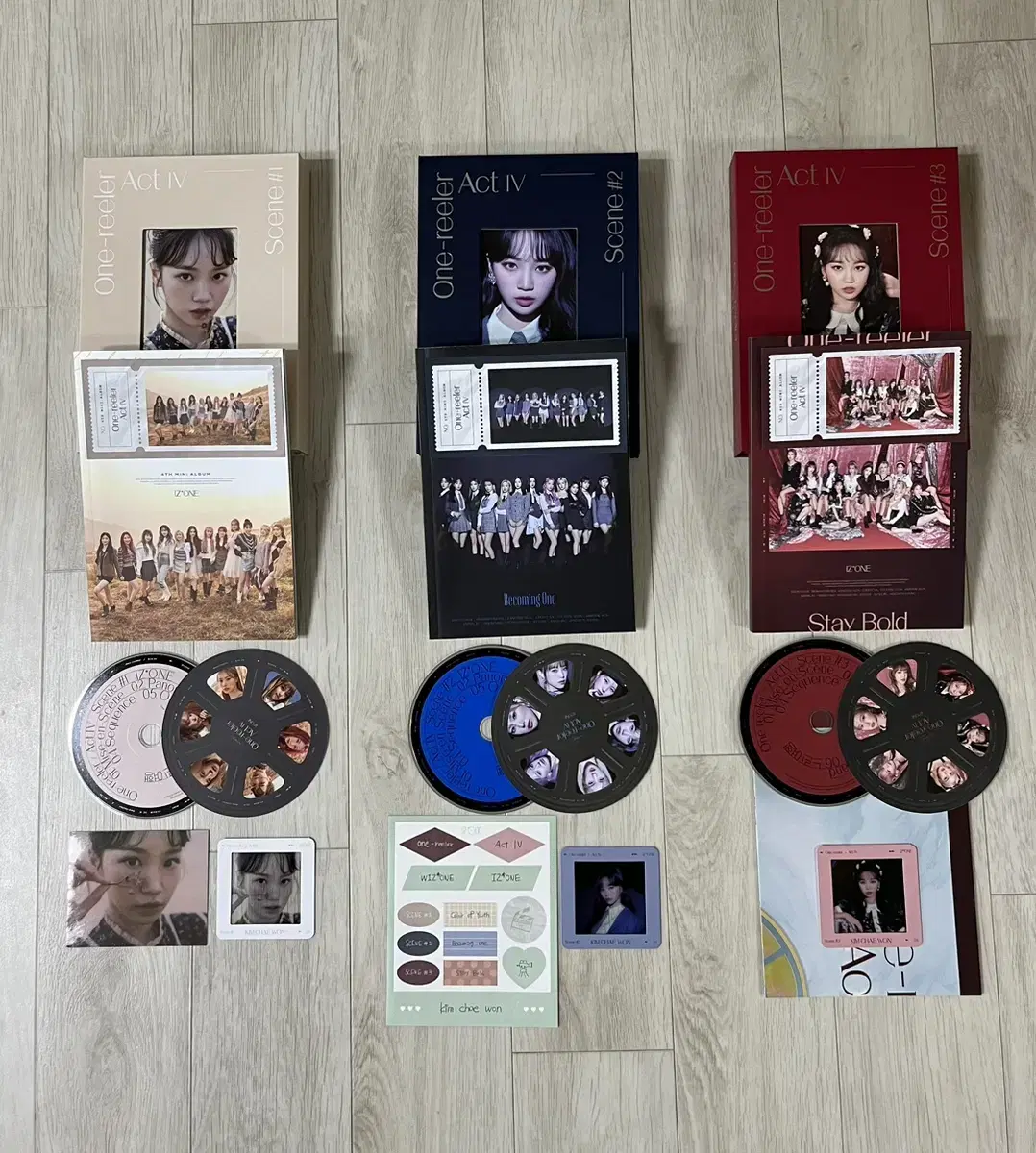 IZ*ONE kim chaewon WonRiller album Sells