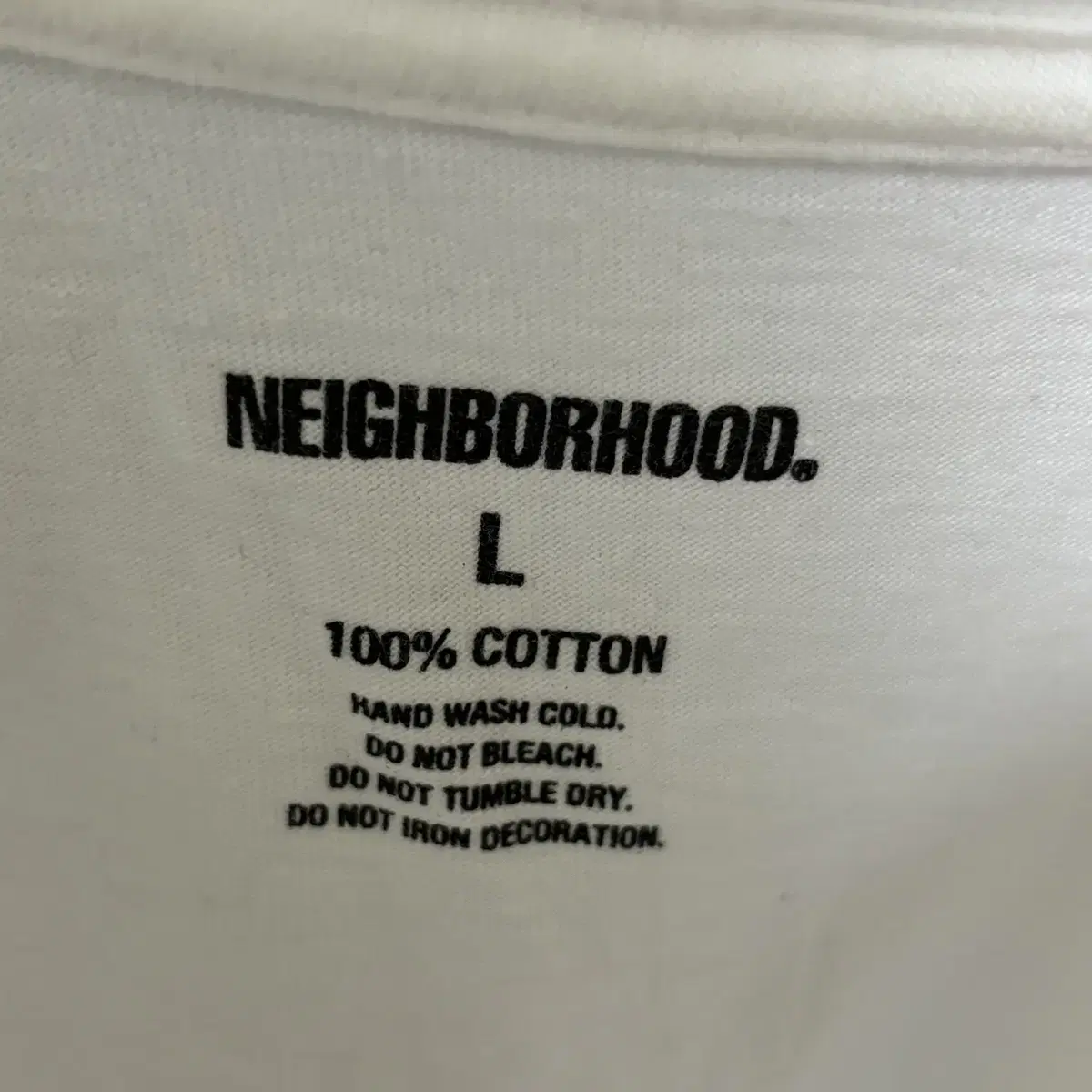 [L] NEIGHBORHOOD NH TEE-4 LS 네이버후드 롱슬리브