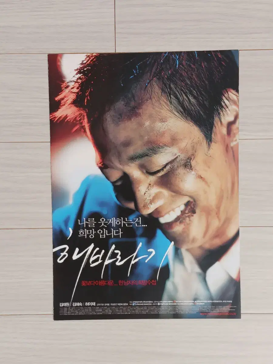 김래원 김해숙 허이재 해바라기A(2006년)(3단)전단지