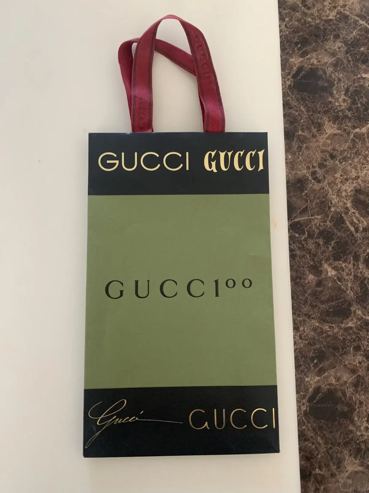 New Gucci shopping bags