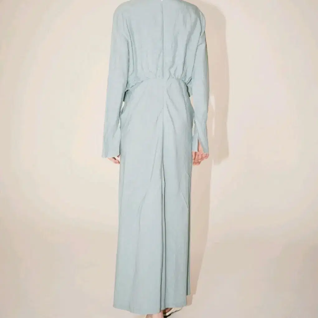 ROBE Drape Dress_Classic Mint