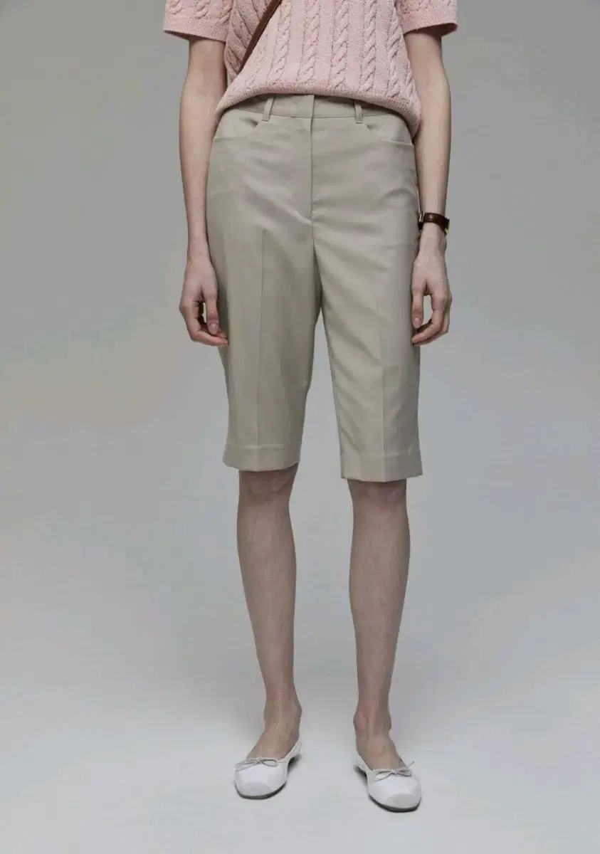 BIKER PANTS CLASSIC BEIGE_UDPA2B233I1