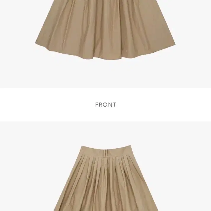 BOROMWAT Flared skirt (Black/Beige)