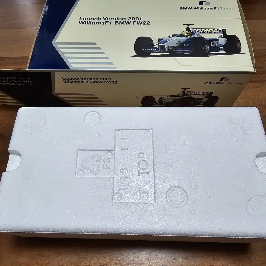 1/18 빅스케일 WILLIAMS F1 BMW F22 경주 자동차 다이캐