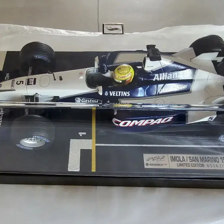 F1 핫 휠 1/18 빅스케일 WILLIAMS F1 TEAM IMOLA