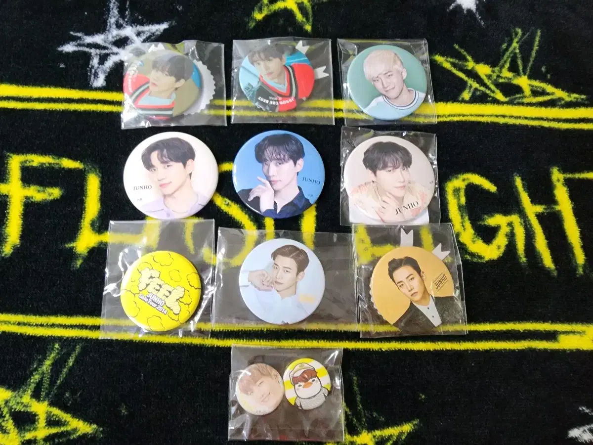 2pmJunho lee junho Various tour badges