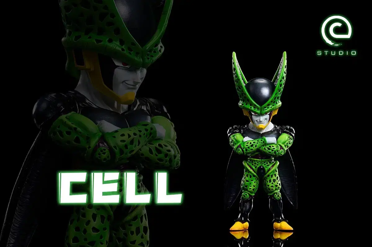 [New] C Dragon Ball 3rd Form Complete Cell Resin Statue [Overseas Spot].