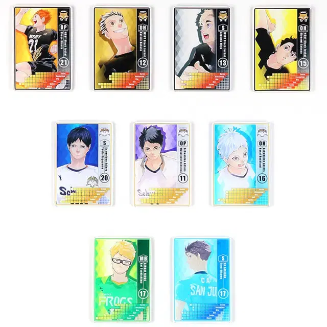 Haikyuu Status kard 9 types (all incognito)