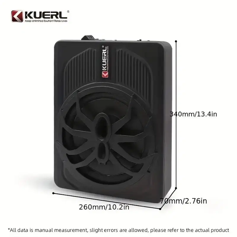 KUERL 800w 자동차 오토바이 카언더시트서브우퍼액티브파워