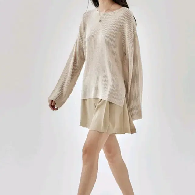 (정품) 프론트로우 Loose Fit Slit Pullover