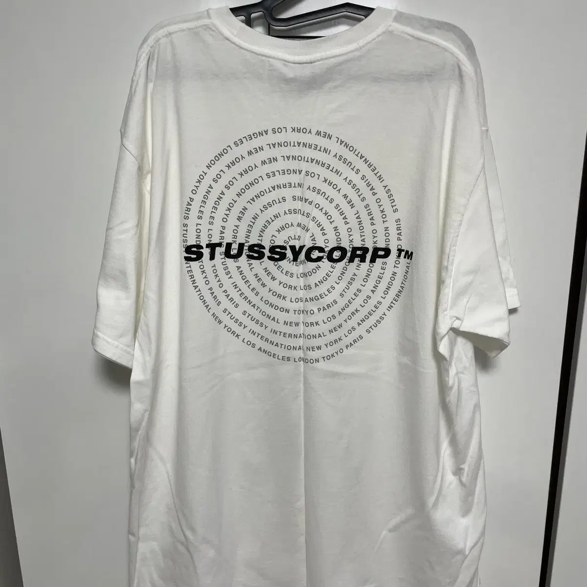 스투시 stussy city spiral tee 반팔 티셔츠