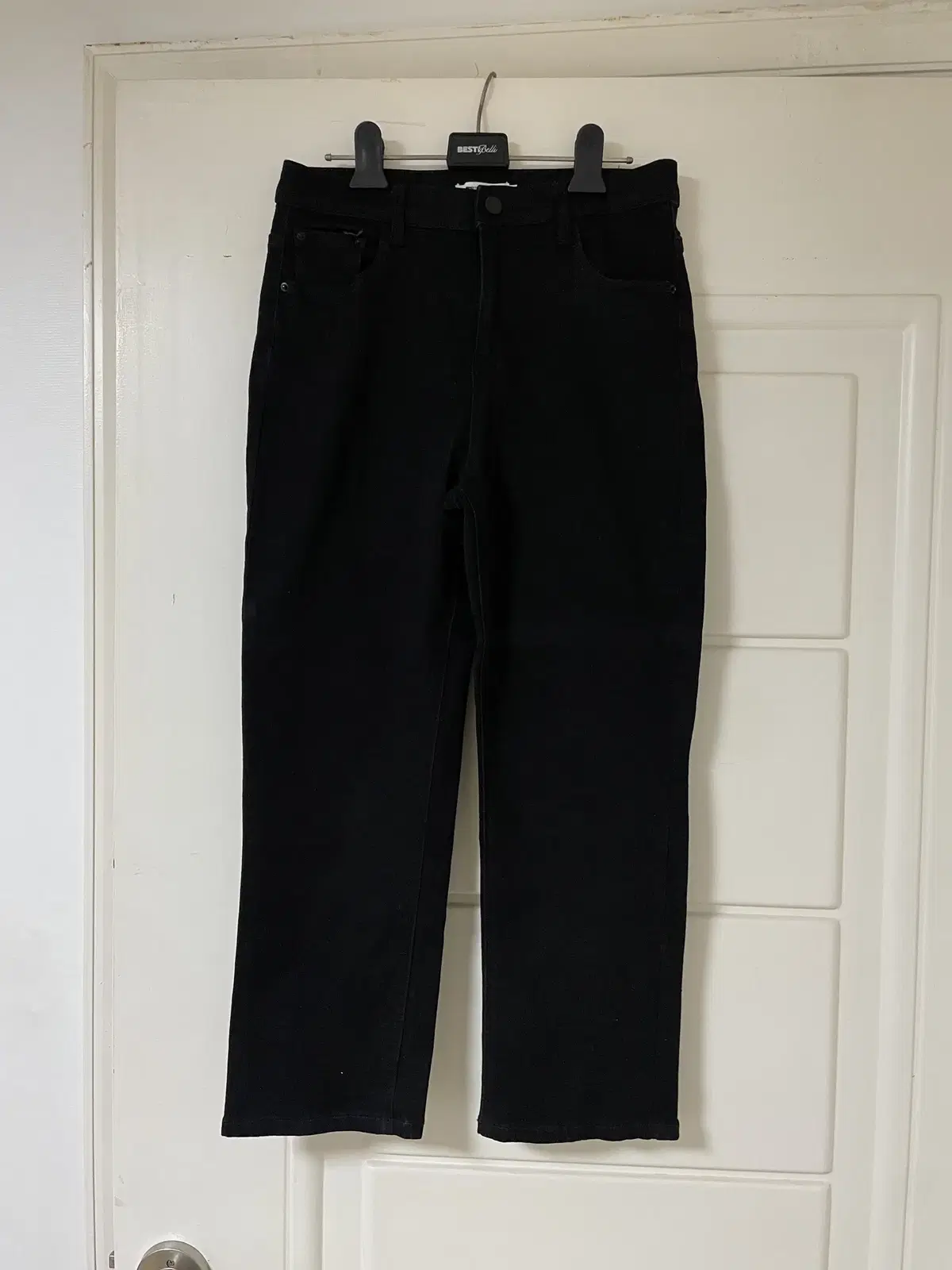 GOGOSHING Hidden Banding Black Work Trousers L